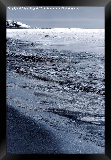 Island Beach - Negative Framed Print by Brian  Raggatt