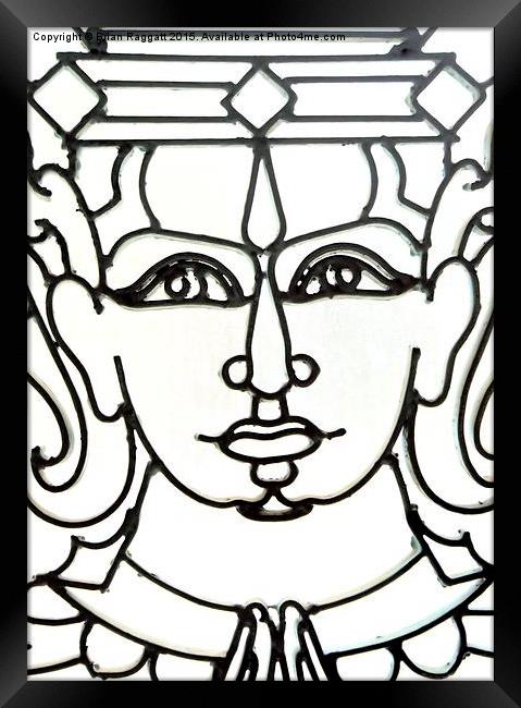  Wrought Iron Face Detail Royal Palace Phnom Penh Framed Print by Brian  Raggatt