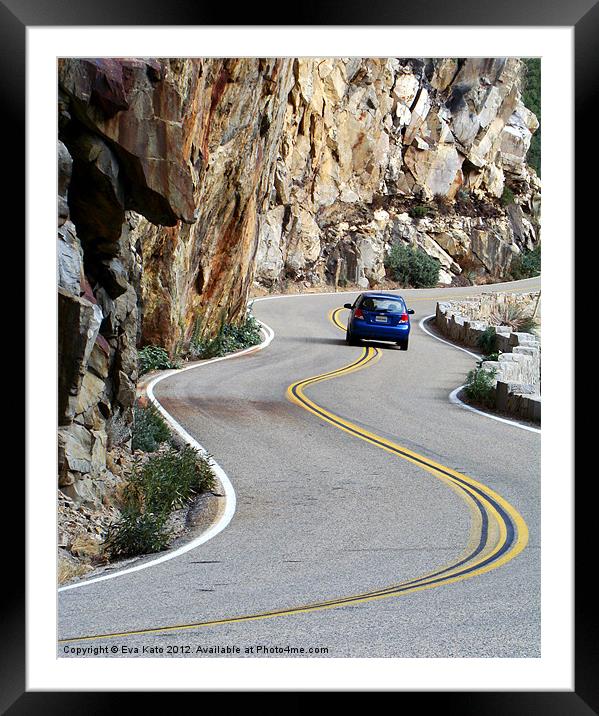 The Long Road Ahead Framed Mounted Print by Eva Kato