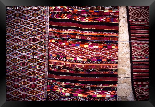 Berber Rugs Framed Print by Eva Kato