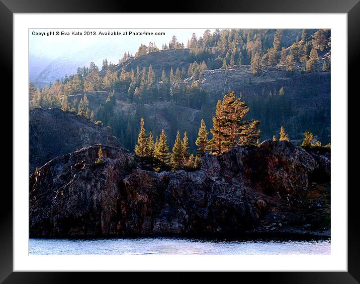 Yosemite Ridges Framed Mounted Print by Eva Kato