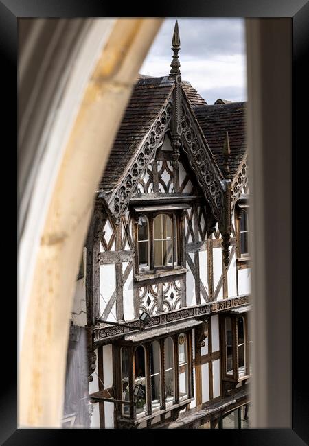 Broad Street Ludlow Shropshire  Framed Print by Phil Crean