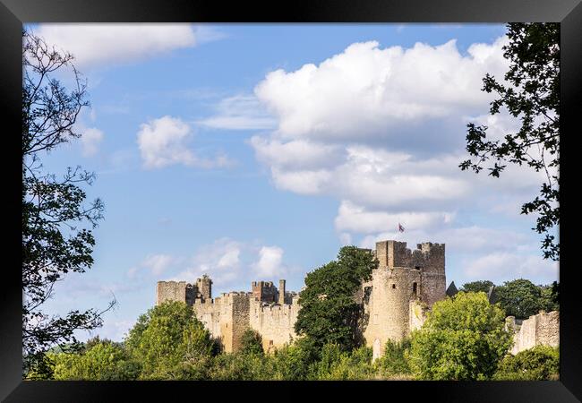 Ludlow castle Shropshire Framed Print by Phil Crean