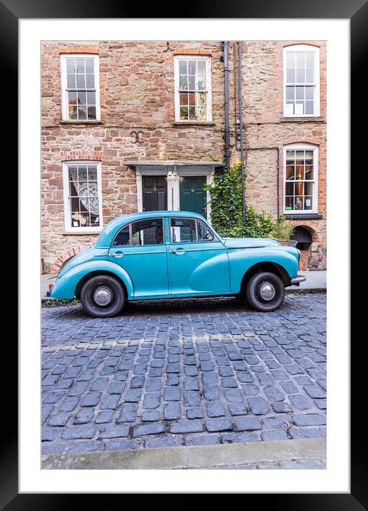 Morris Minor car Framed Mounted Print by Phil Crean