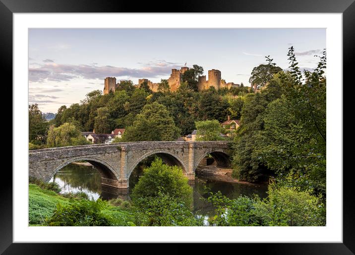 Ludlow Castle Shropshire  Framed Mounted Print by Phil Crean