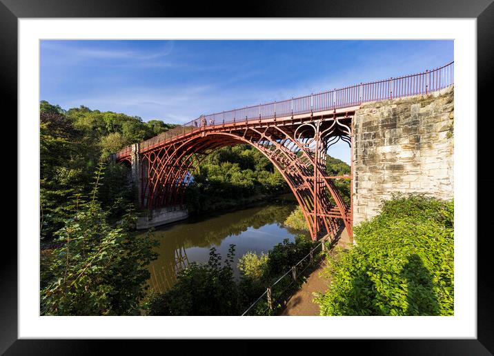 The Iron Bridge Framed Mounted Print by Phil Crean
