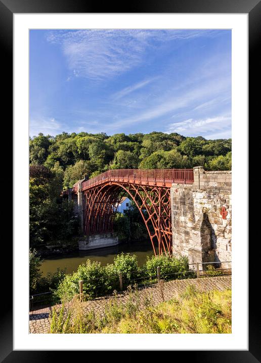 The Iron Bridge Shropshire Framed Mounted Print by Phil Crean