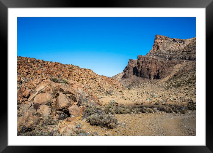 Teide national park Tenerife Framed Mounted Print by Phil Crean