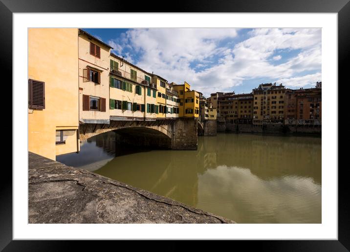 Ponte Vecchio, Florence, Italy Framed Mounted Print by Phil Crean
