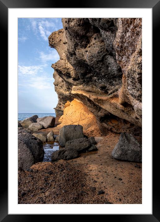 Colourful coastline Tenerife Framed Mounted Print by Phil Crean