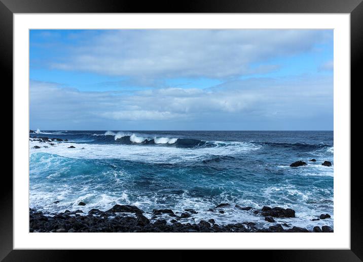 Buenavista seascape Tenerife Framed Mounted Print by Phil Crean