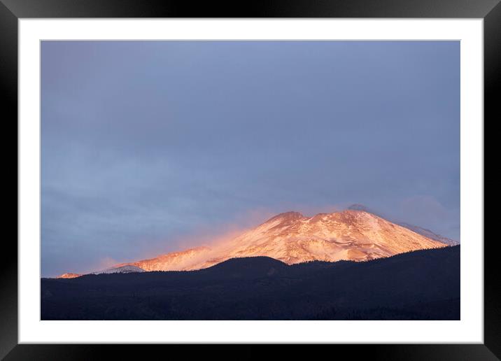 Mount Teide at dusk, Tenerife Framed Mounted Print by Phil Crean