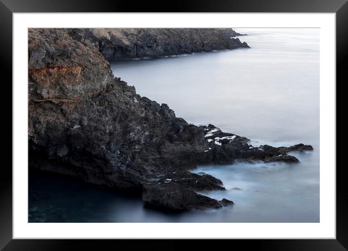 Rocky coastline Tenerife Framed Mounted Print by Phil Crean