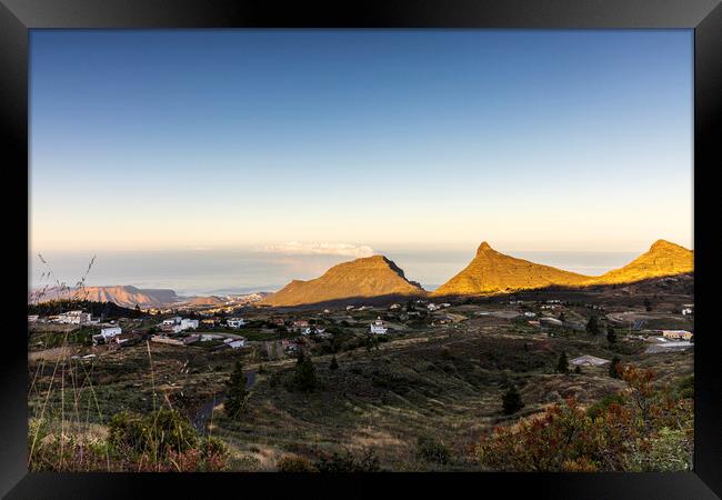 Tenerife dawn light Framed Print by Phil Crean
