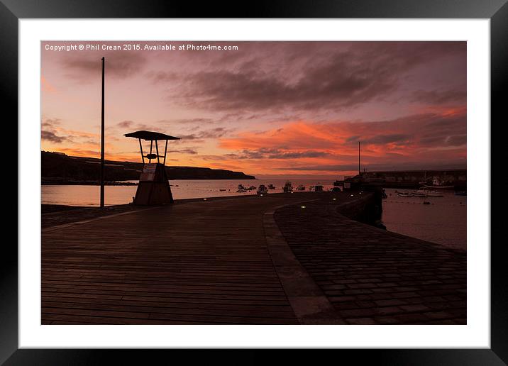 Red sky in the morning, Tenerife Framed Mounted Print by Phil Crean