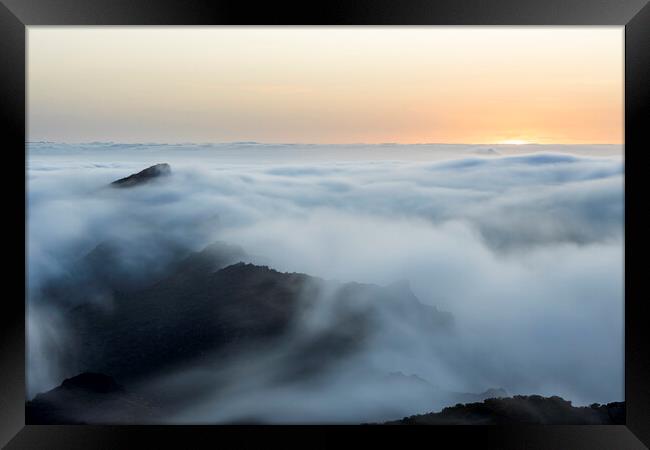Cloudscape over Masca, Tenerife Framed Print by Phil Crean
