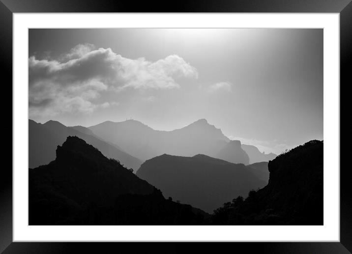 Ridges of Los Gigantes, Tenerife Framed Mounted Print by Phil Crean