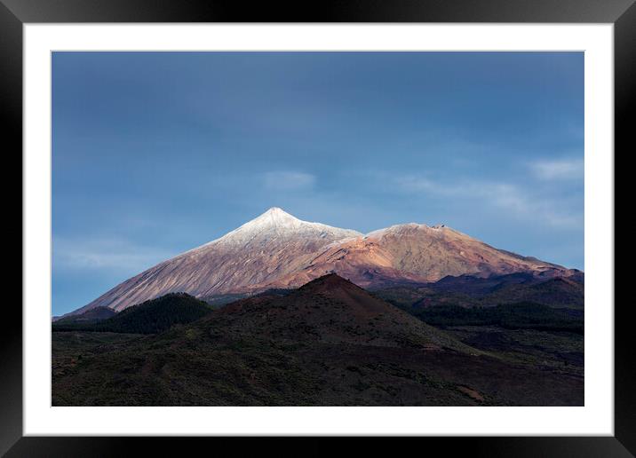 Snowcapped Teide, Tenerife Framed Mounted Print by Phil Crean