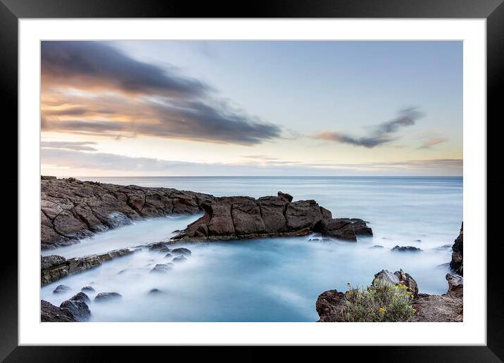 Dawn on the west coast, Tenerife Framed Mounted Print by Phil Crean