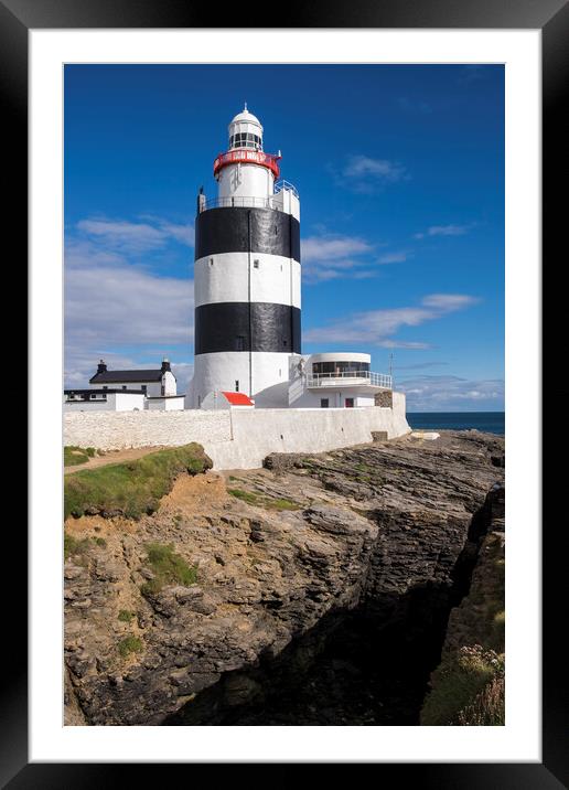 Hook Head Lighthouse, Wexford, Ireland Framed Mounted Print by Phil Crean