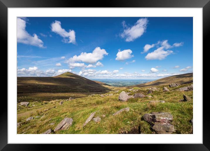 Glen of Aherlow, Galtee mountains, Tipperary, Ireland Framed Mounted Print by Phil Crean