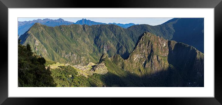 Machu Picchu, Peru Framed Mounted Print by Phil Crean