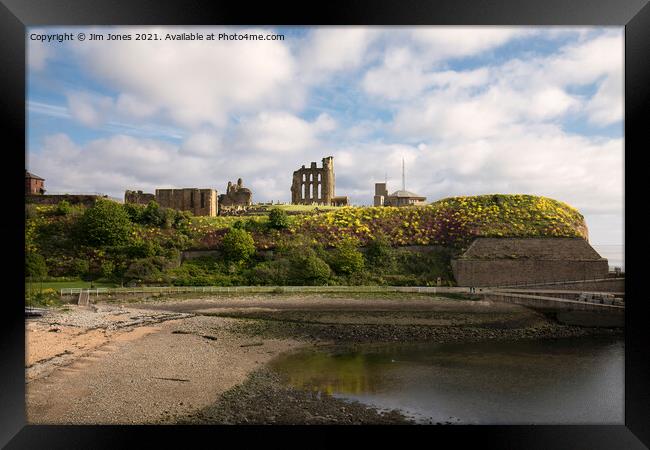 Tynemouth Castle and Priory Headland Framed Print by Jim Jones