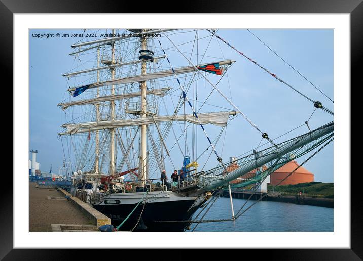 Breakfast time on board ship (2) Framed Mounted Print by Jim Jones