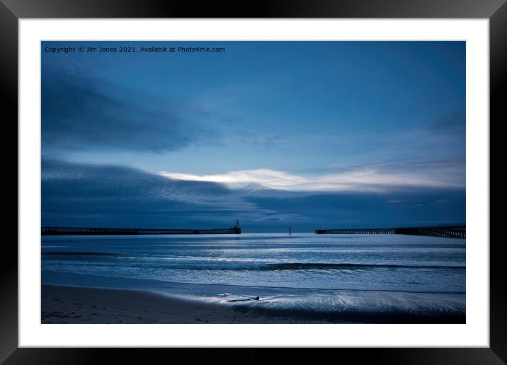 February blue Framed Mounted Print by Jim Jones