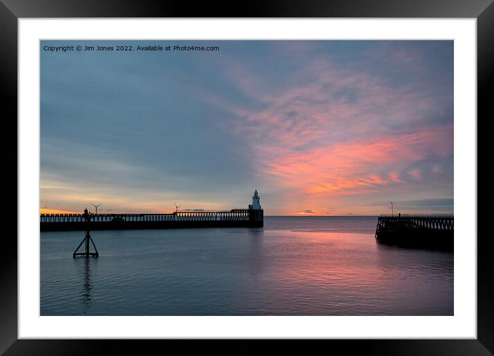 Calm start to an October morning Framed Mounted Print by Jim Jones