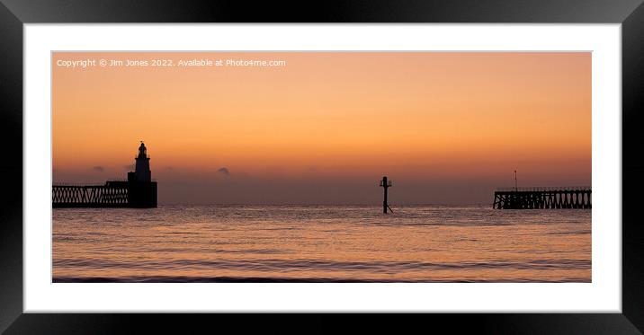 New Year's Day Sunrise - Panorama Framed Mounted Print by Jim Jones