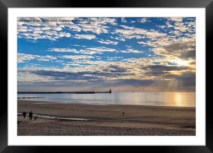 The North Sea Millpond Framed Mounted Print by Jim Jones