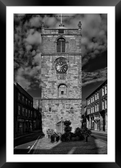Morpeth Clock Tower Framed Mounted Print by Jim Jones