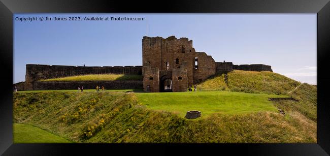 Tynemouth Castle Framed Print by Jim Jones