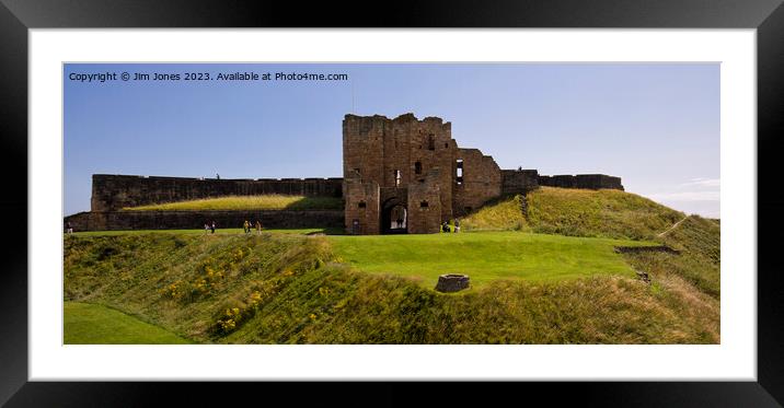 Tynemouth Castle Framed Mounted Print by Jim Jones
