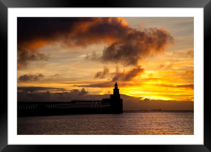 September sunrise Framed Mounted Print by Jim Jones