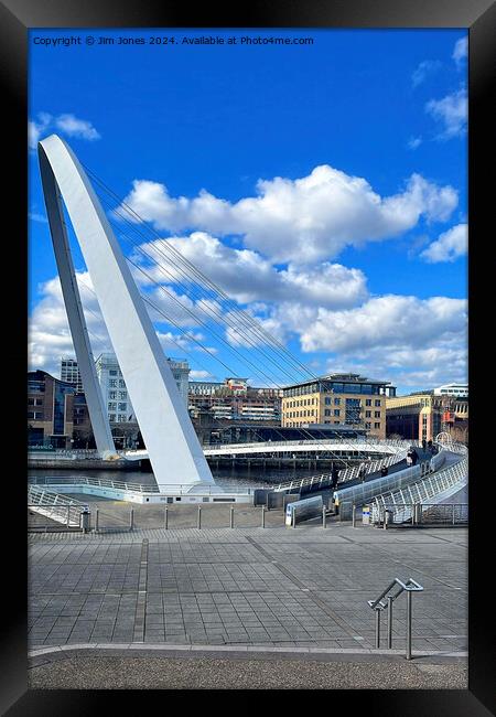 The Gateshead Millennium Bridge Framed Print by Jim Jones