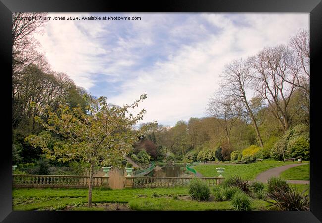 Springtime at Northumberland Park, North Shields Framed Print by Jim Jones