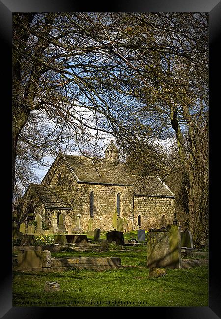 Norman Church of Our Lady and Saint Joseph Framed Print by Jim Jones