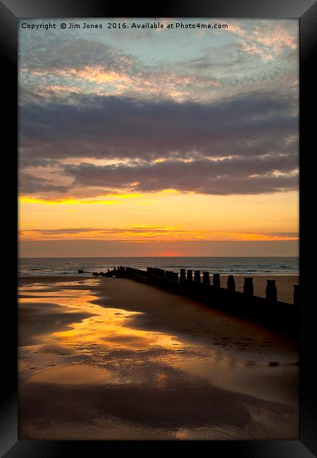 September Sunrise Framed Print by Jim Jones