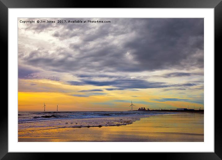 Pastel shades of dawn Framed Mounted Print by Jim Jones