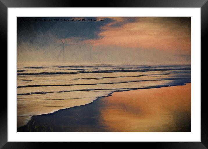 Artistic dawn in the style of Turner Framed Mounted Print by Jim Jones