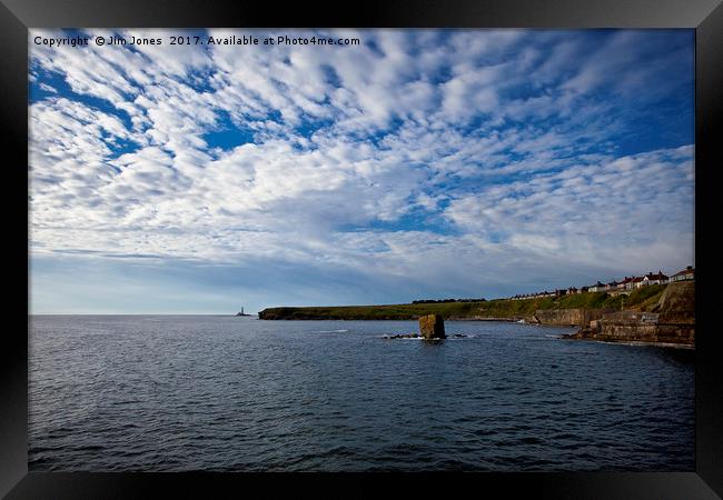 Summer seascape Framed Print by Jim Jones