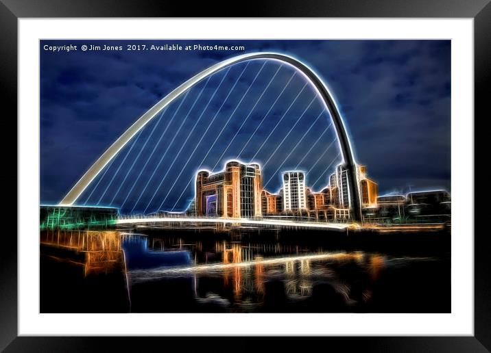 Artistic Tyne Framed Mounted Print by Jim Jones