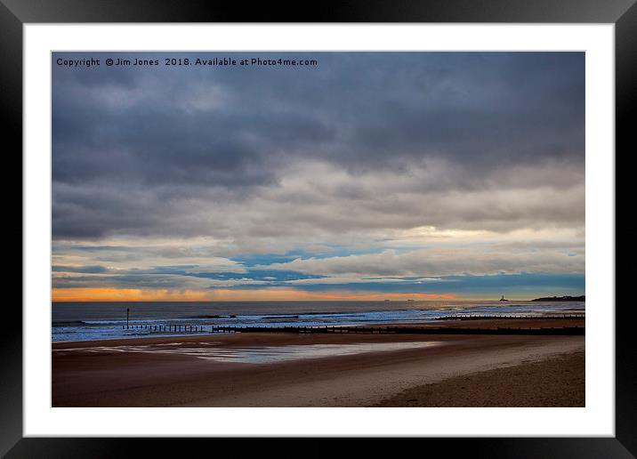January morning in Northumberland Framed Mounted Print by Jim Jones