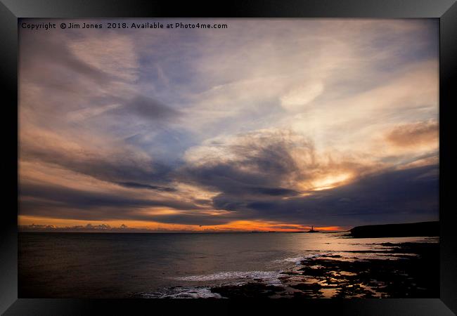 Tranquil early morning Framed Print by Jim Jones