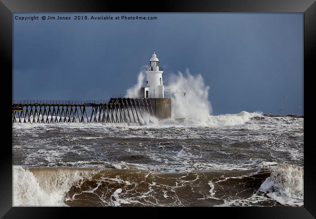 Stormy weather Framed Print by Jim Jones