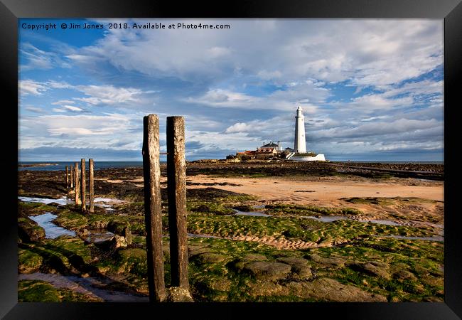 St Mary's in sunshine Framed Print by Jim Jones