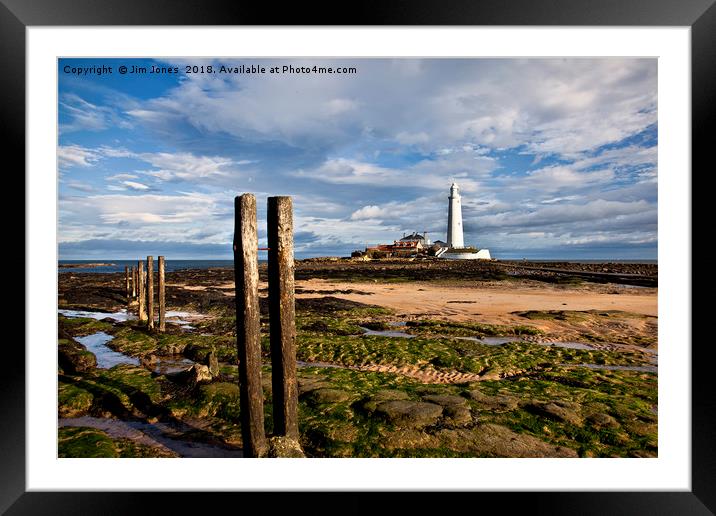 St Mary's in sunshine Framed Mounted Print by Jim Jones