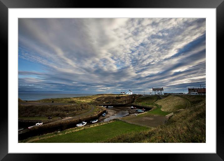 Seaton Sluice Harbour, Northumberland Framed Mounted Print by Jim Jones